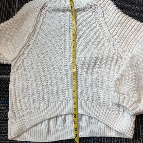 Free People Large Sweetheart Sweater White - Picture 11 of 12